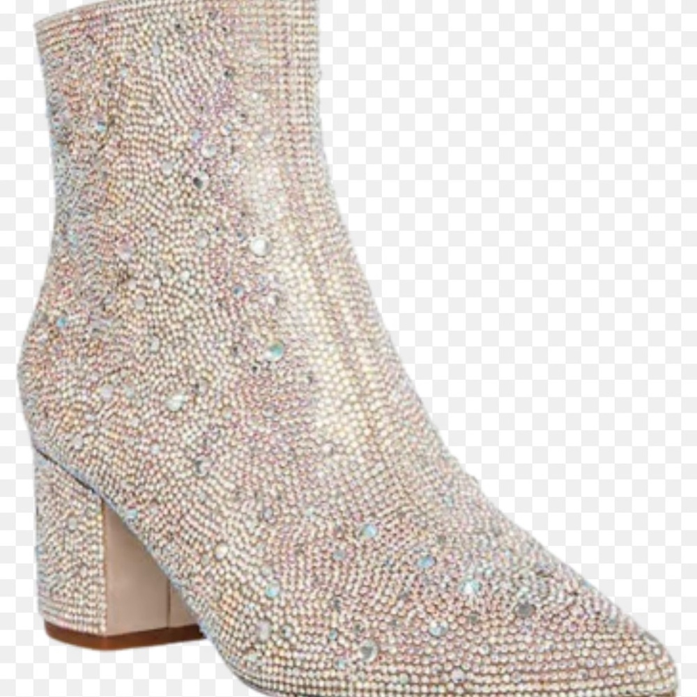BETSY JOHNSON rhinestone boots